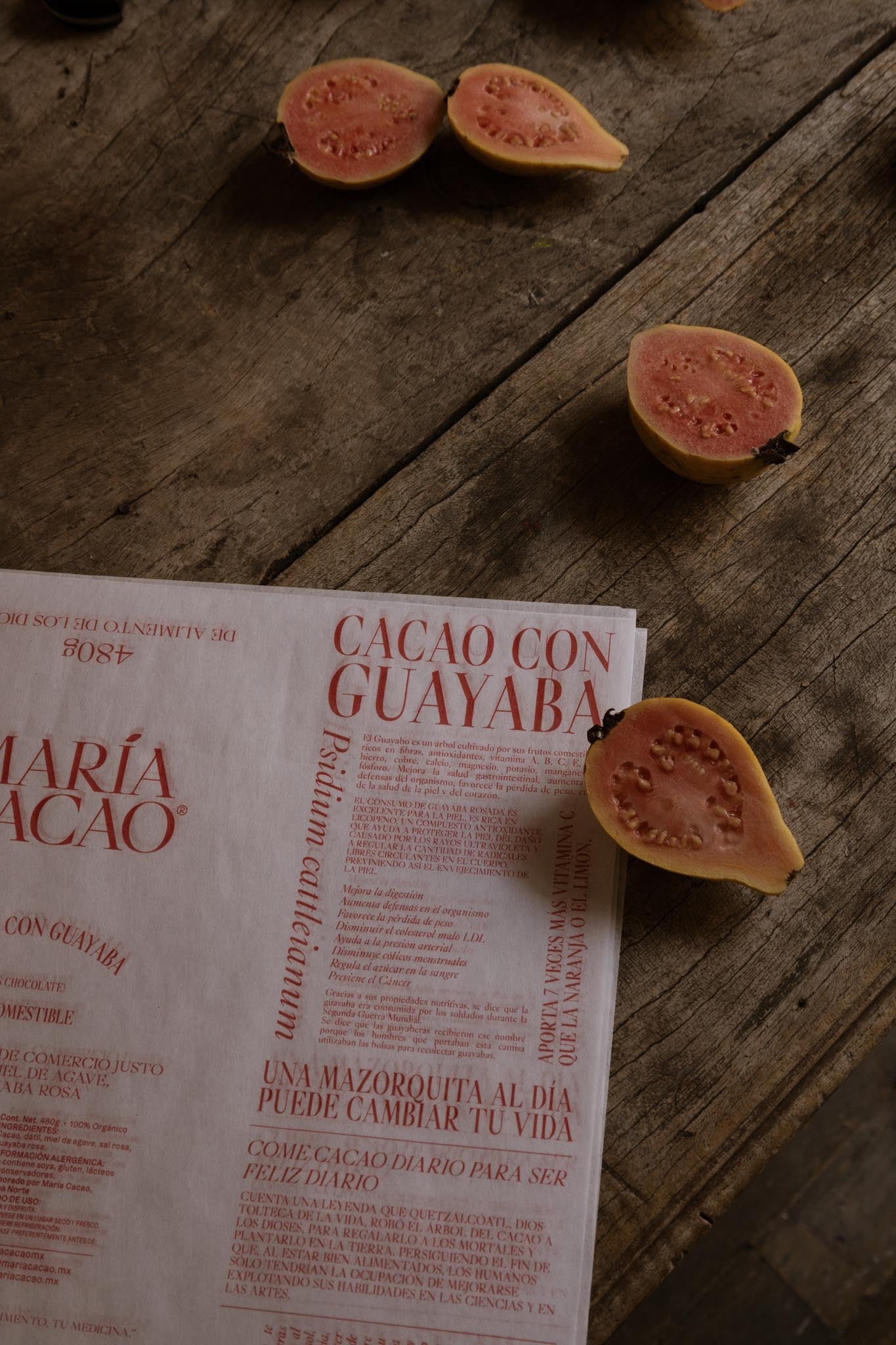 Mazorca de Cacao con Guayaba 480g - MaríaCacao