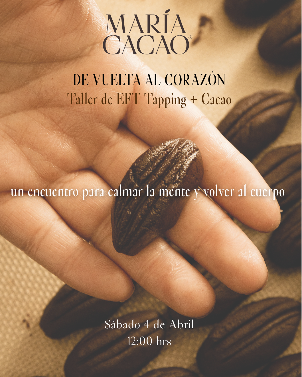 De Vuelta al Corazón: EFT Tapping + Cacao - MaríaCacao