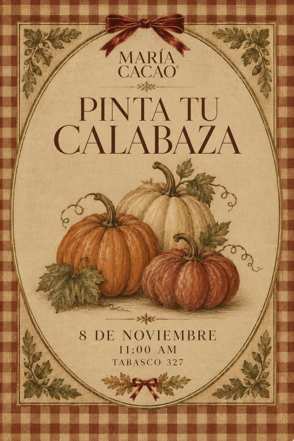 Pinta tu Calabaza - MaríaCacao